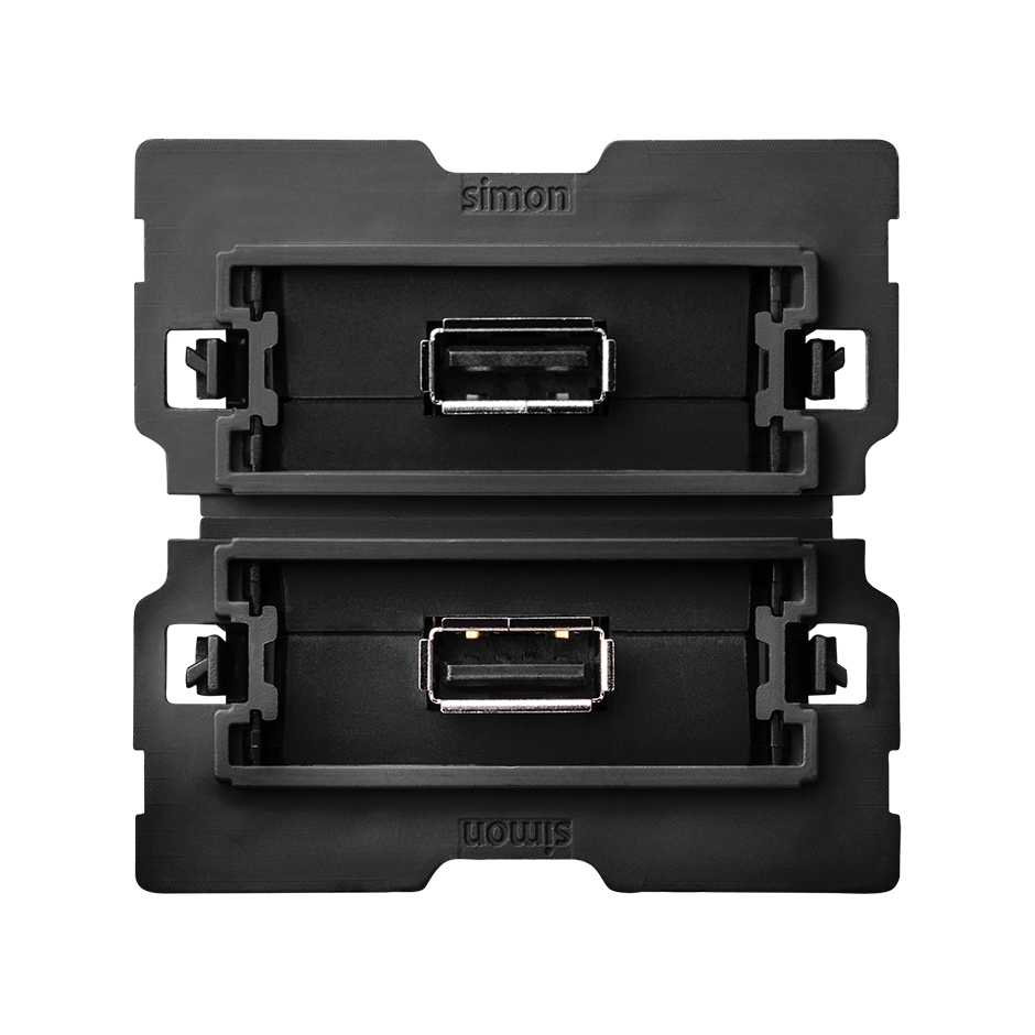 Simon 100 Розетка 2xUSB 2.0