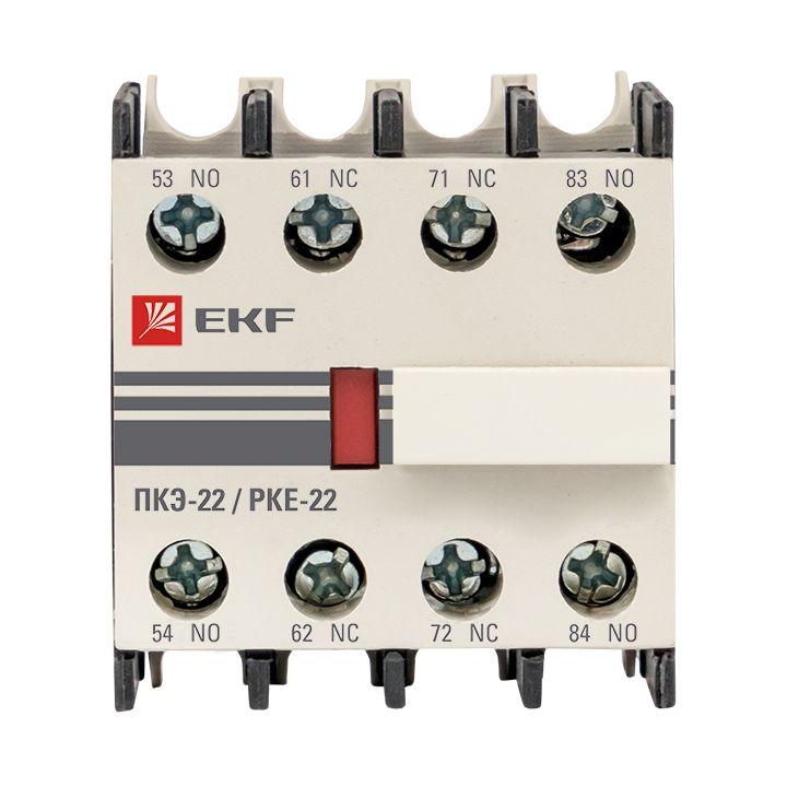 Приставка контактная ПКЭ-22 2NO+2NC EKF ctr-sc-25