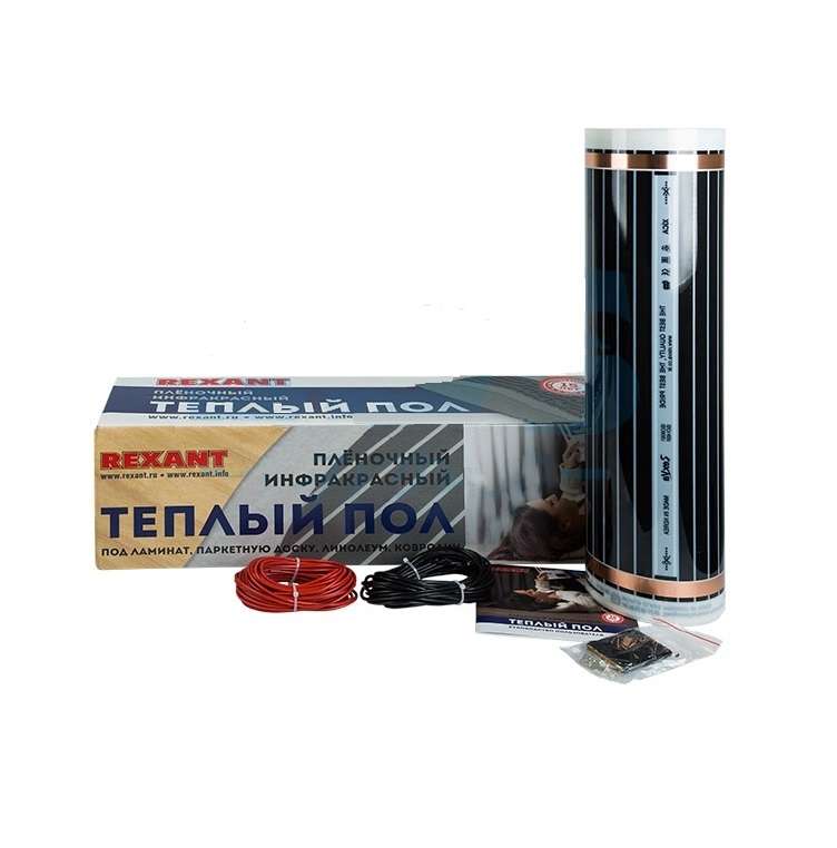 Комплект "Теплый пол" (пленка) Ultra RXM 220-0.5-10 (2200Вт/0.5х20м/S обогрева: 10кв.м) Rexant 51-0513-4